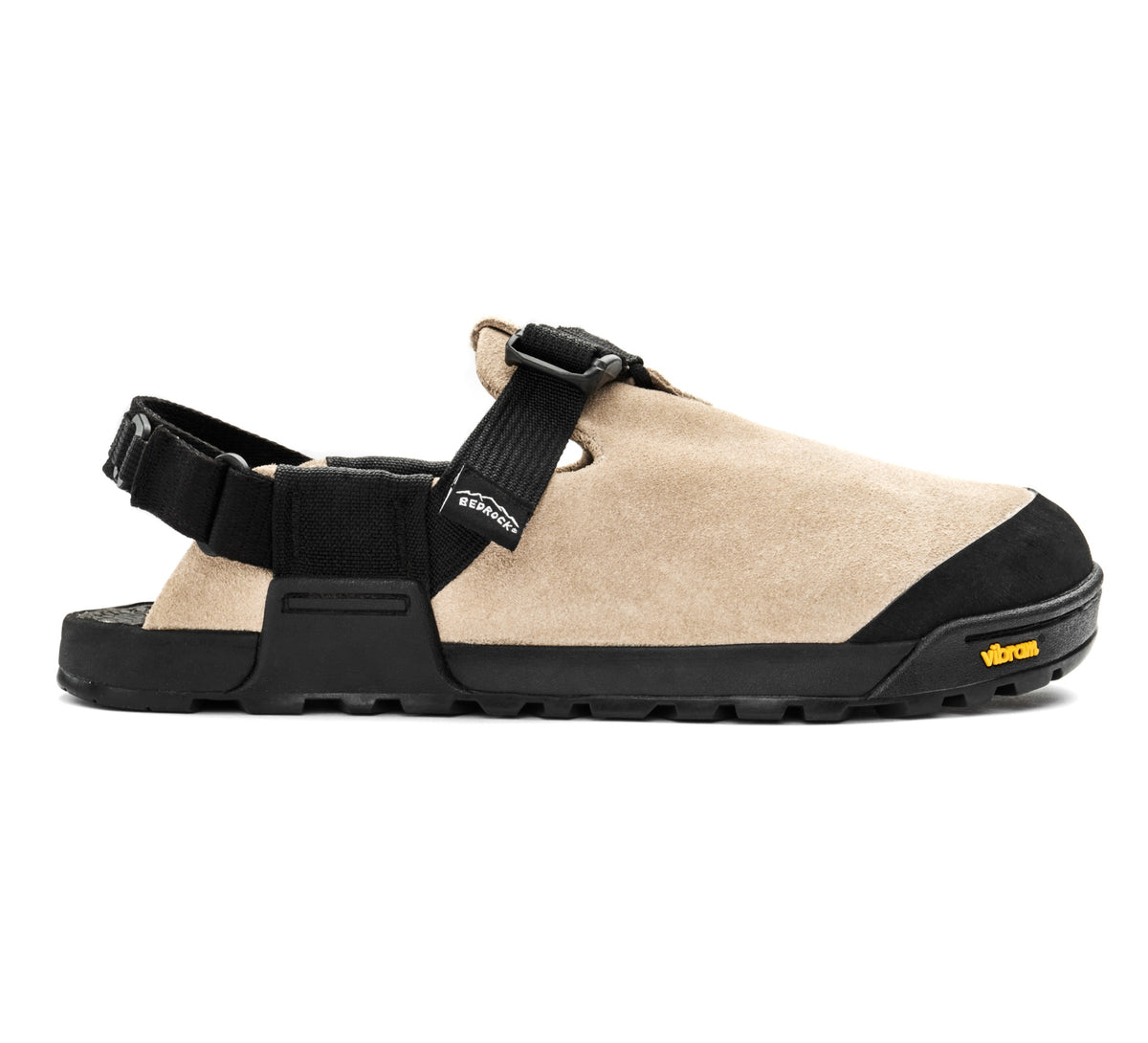 Birch Bark Leather Suede Mountain Clogs later view