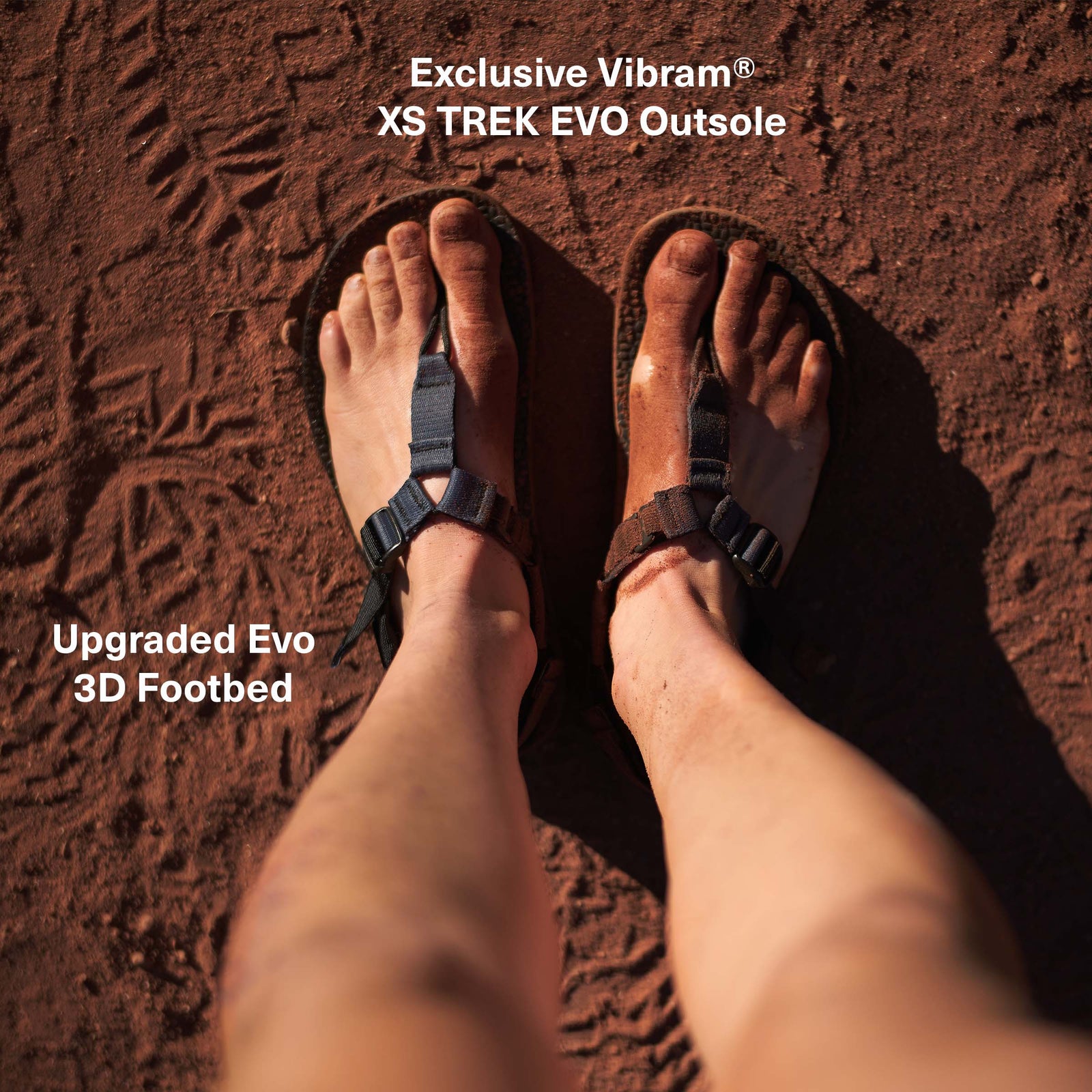 Exclusive Vibram XS Trek Evo Outsole, Upgraded Evo 3D Footbed