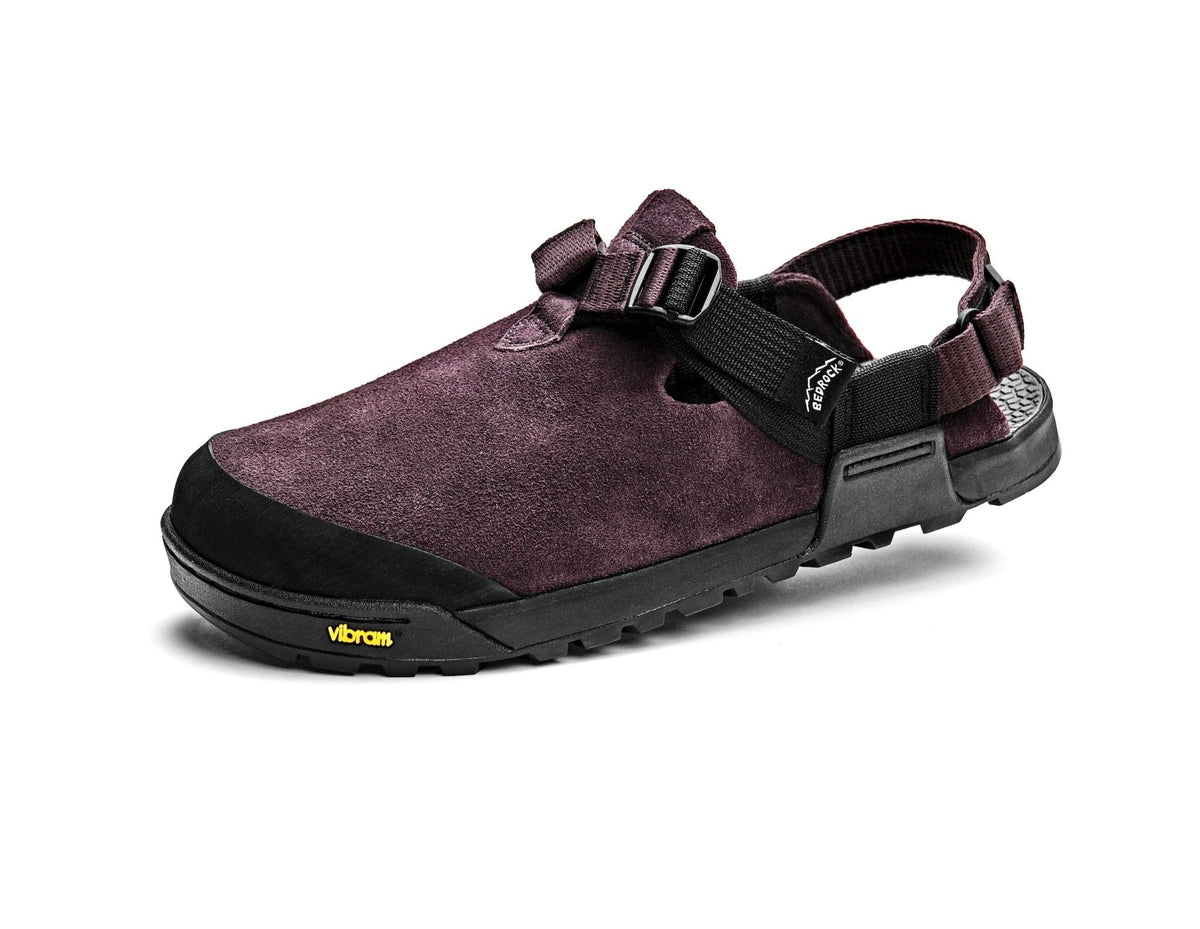 Deep Plum Mountain Clogs lateral view
