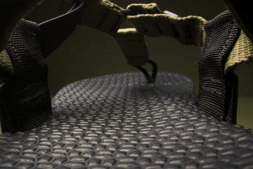 closeup of the footbed of cairn evo 3d footbed