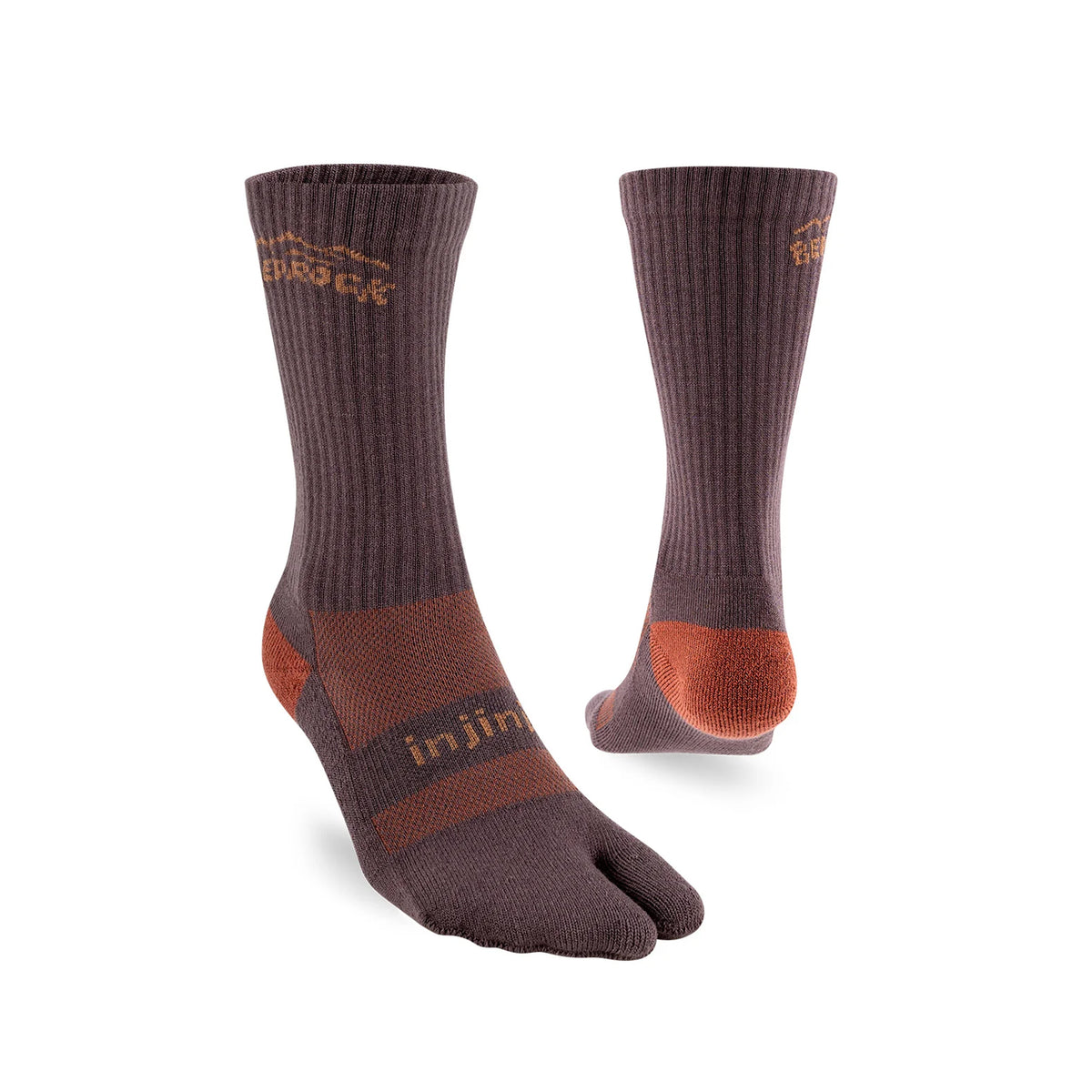 Crew Performance Split-Toe Socks (Dusty Plum)